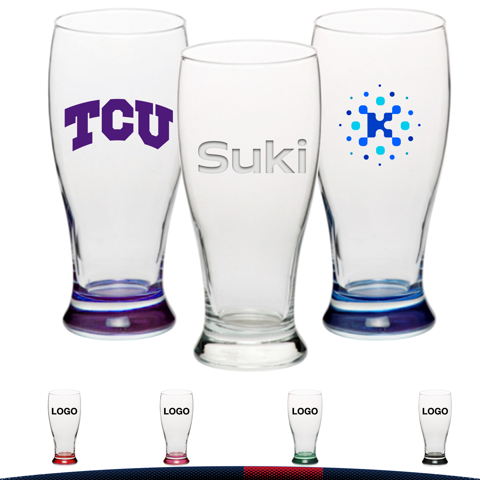 19 oz. Libbey Hata Pilsner Glasses 3