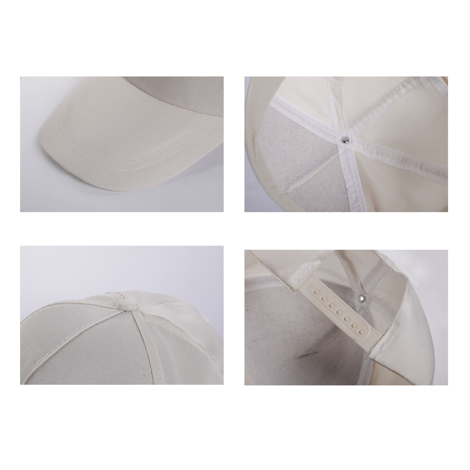 Stock Solid Color Tooling Polyester 5 Panel Cap w/Snapback Fastener 6