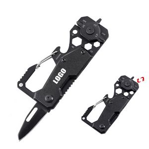 Versatile Multi Screwdriver With Carabiner And Knife 2