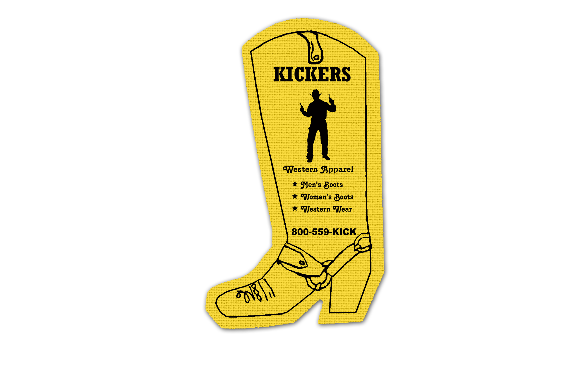 Cowboy Boot Rubber Jar Opener 85