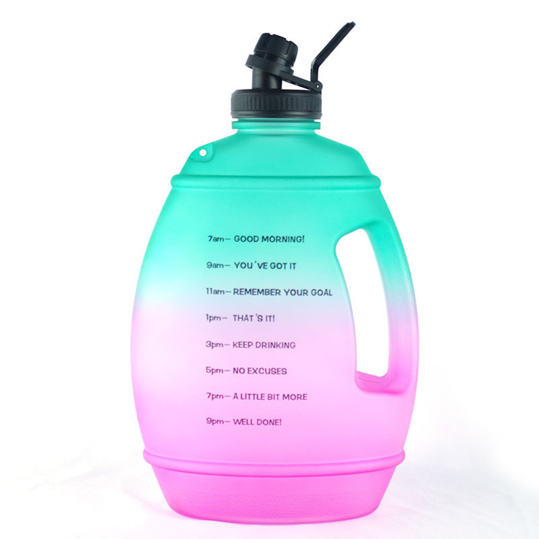 1 Gallon Water Bottle with Motivational Time 3