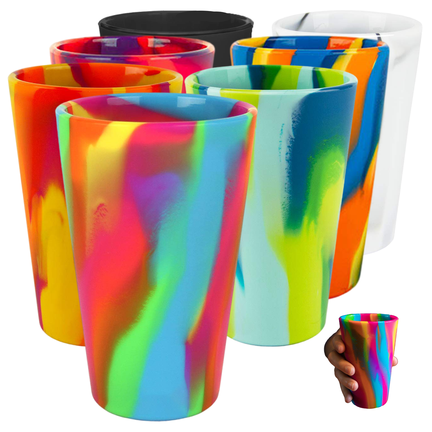 16 Oz Silicone Pint Glass 2