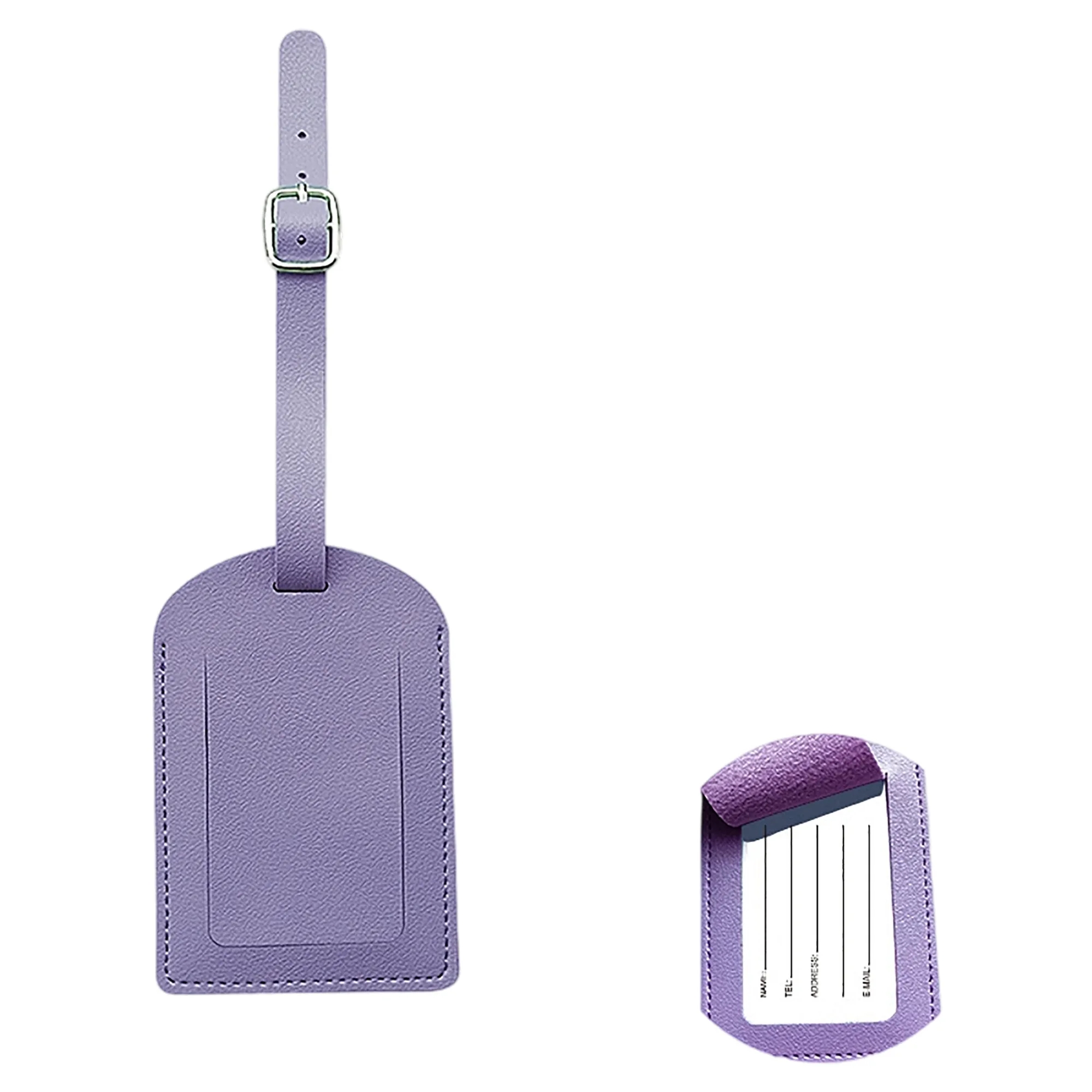 Soft PU Leather Travel Tag for Suitcases and Bags 9