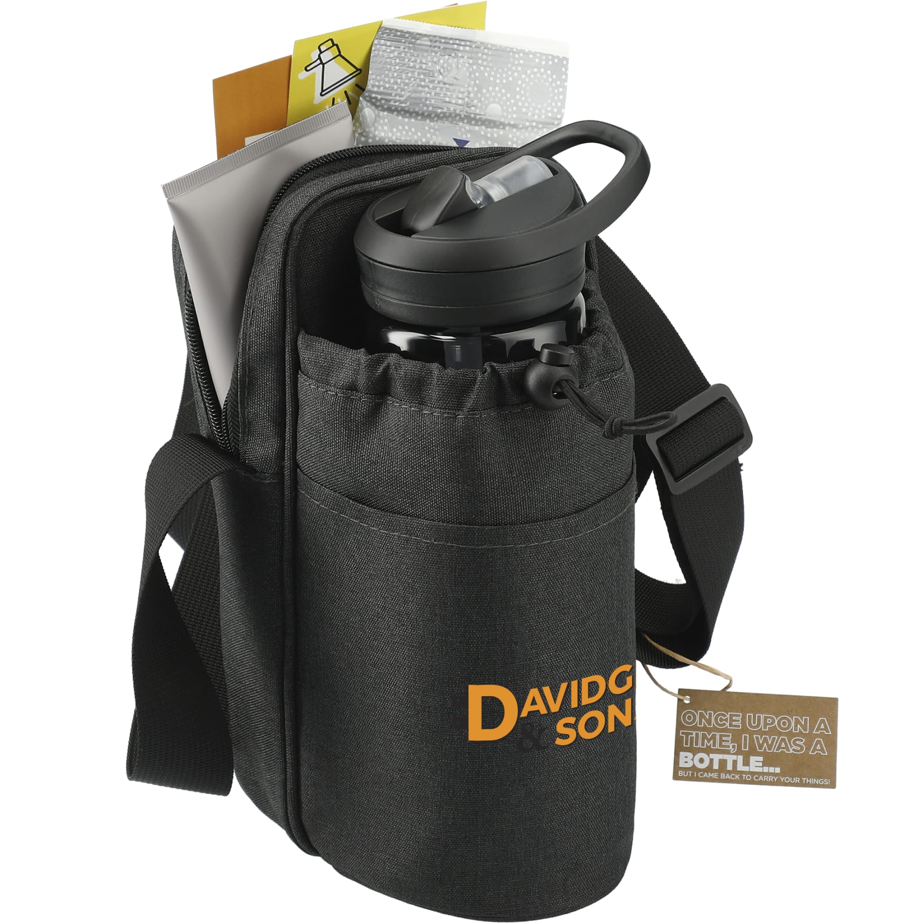 Traver RPET Adjustable Bottle Sling Cooler w/Pouch 59