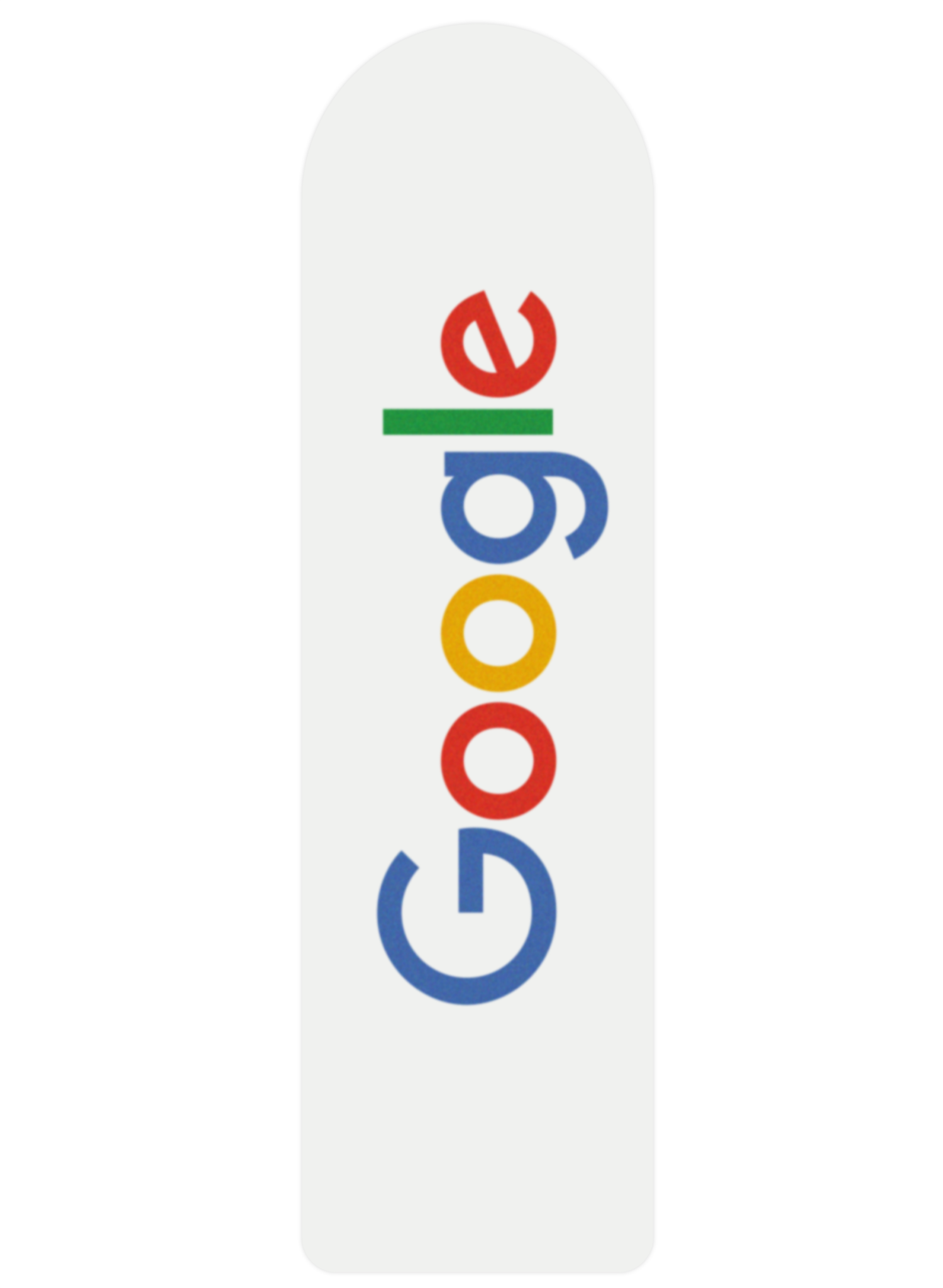 Cardstock Bookmark Stock Shape 12 pt - White 44