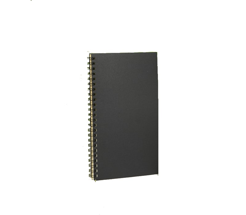 White Paper Card Spiral Business Notebook 8