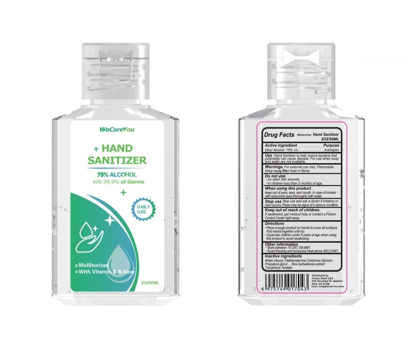 Hand Sanitizer Gel, 2 oz. 2