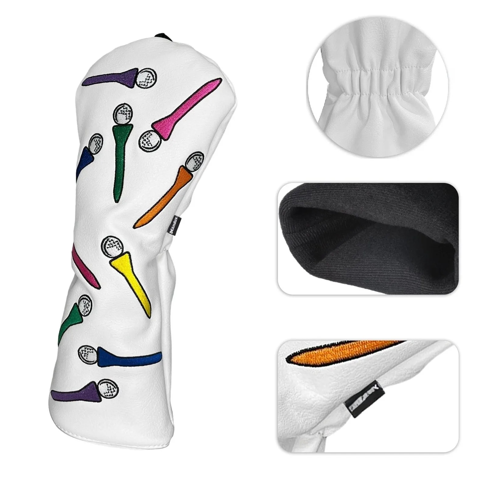 Golf Leather Driver Head Covers 10