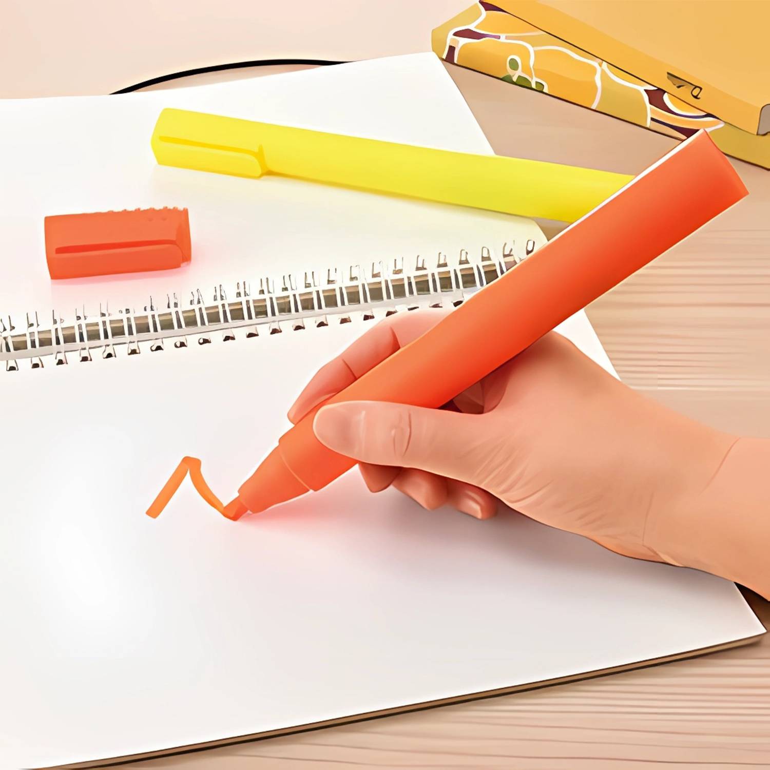 Custom School Office Student Highlighter Pen 5