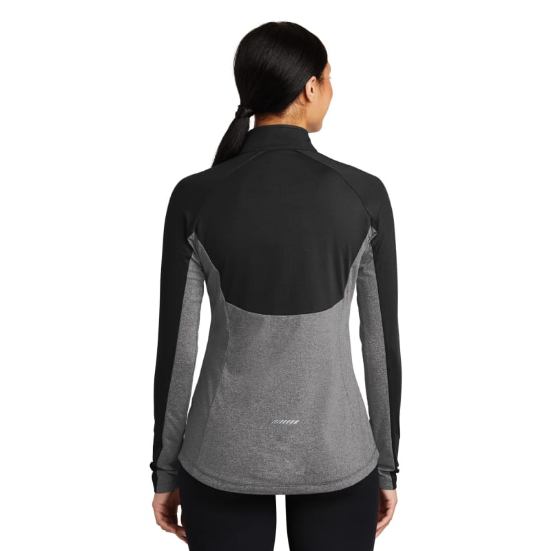 Sport-Tek Women's Sport-Wick Stretch Contrast 1/4-Zip Pullover. 18