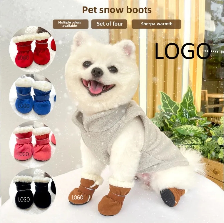 Bulk Buy Insulated Dog Boots for Yorkie Chihuahua Cold Weather Paw Protection 8