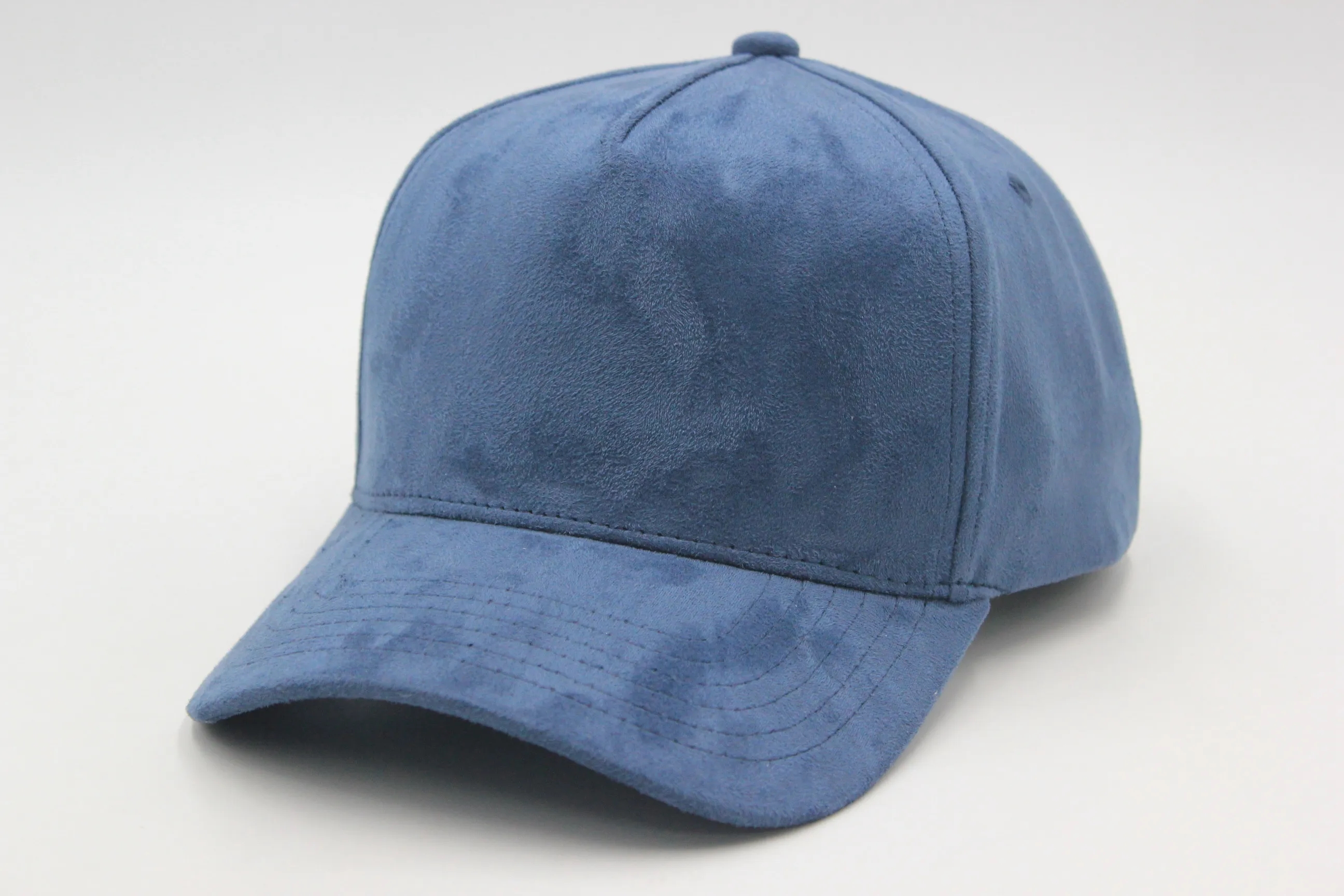 A Frame Suede 5 Panels Baseball Cap Snapback