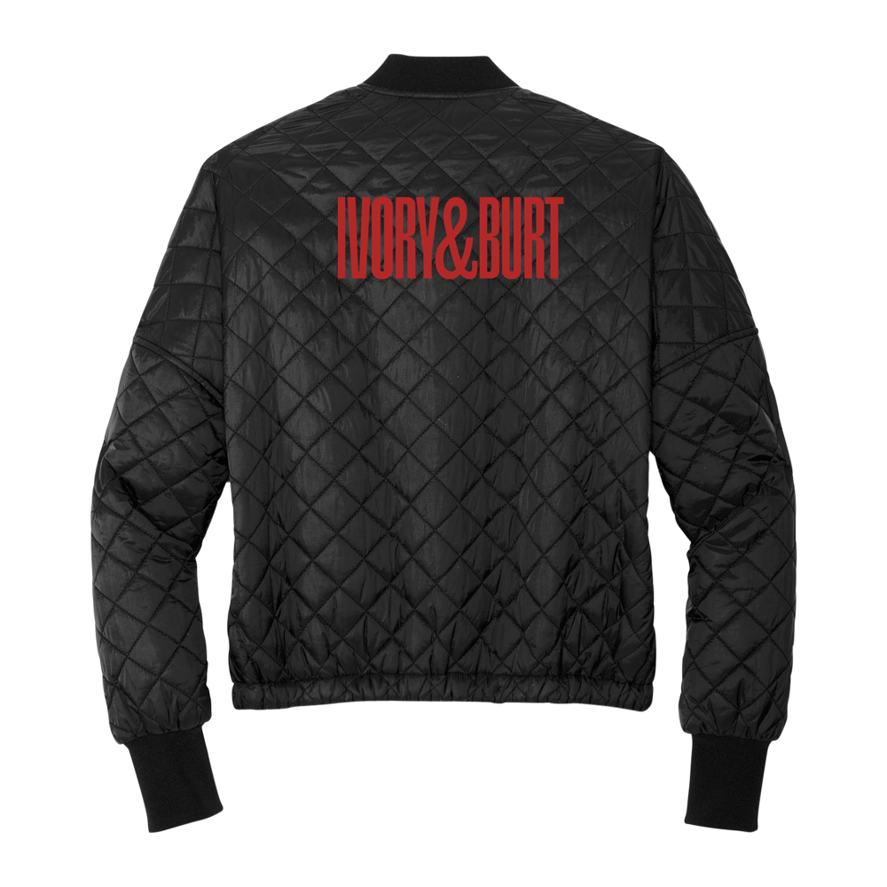 Women's Quilted Bomber Jacket 3