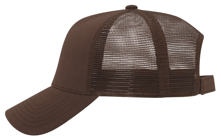 OTTO CAP® 5 Panel Mid Profile Mesh Back Trucker Hat 54