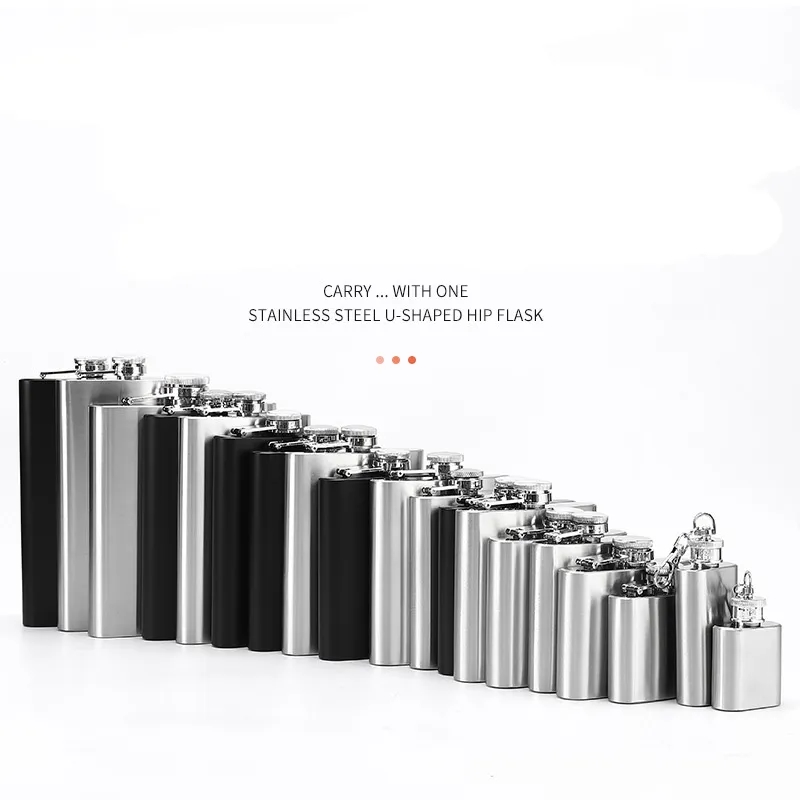 10oz 304 Stainless Steel Pocket Hip Flask Wine Pot 7