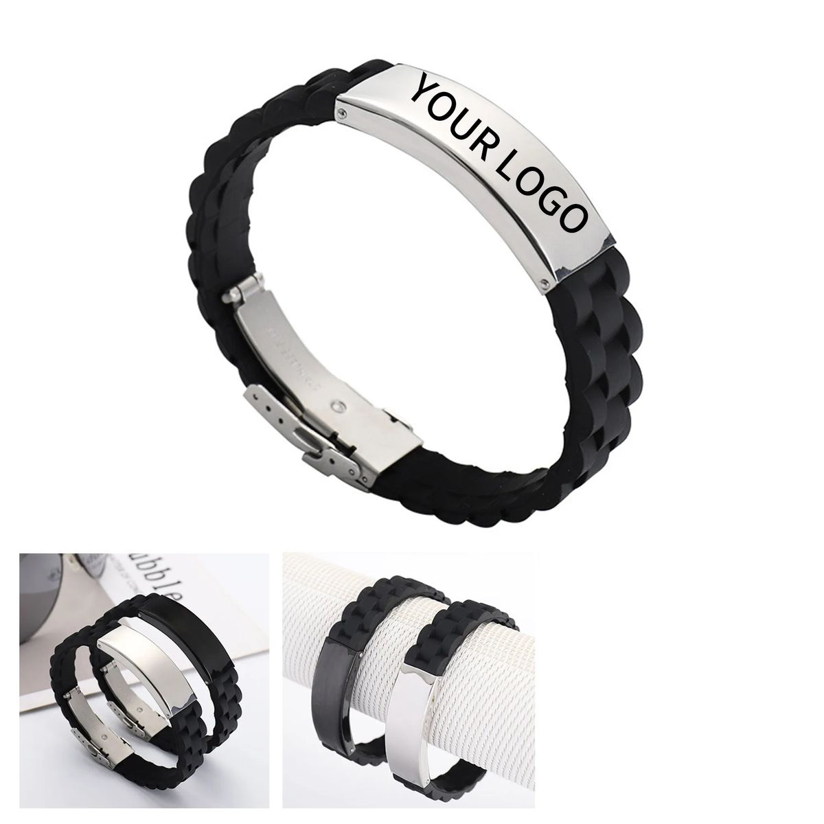 Universal Fit Bracelet with Steel Accent 2