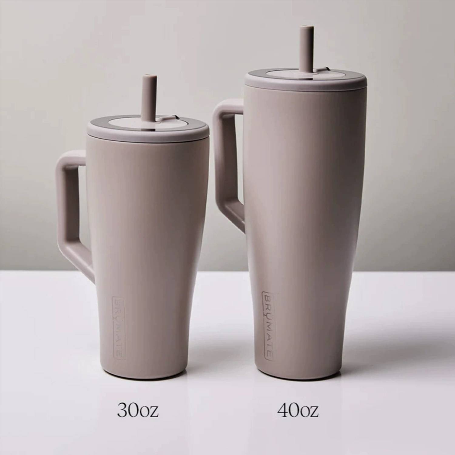 30&40 OZ Stainless Steel Tumbler Cup w/ Handle and Straw 6