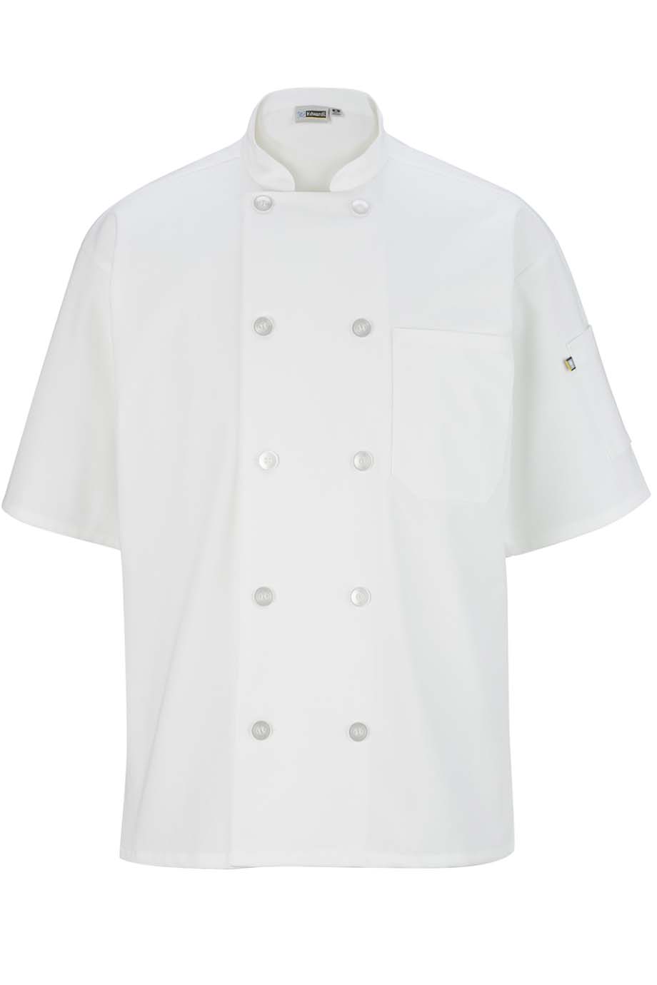 10 Button Short Sleeve Chef Coat