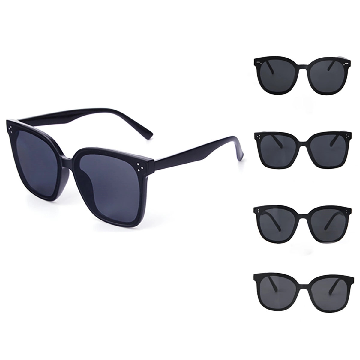 Reflective Lens Trendy Sunglasses 1