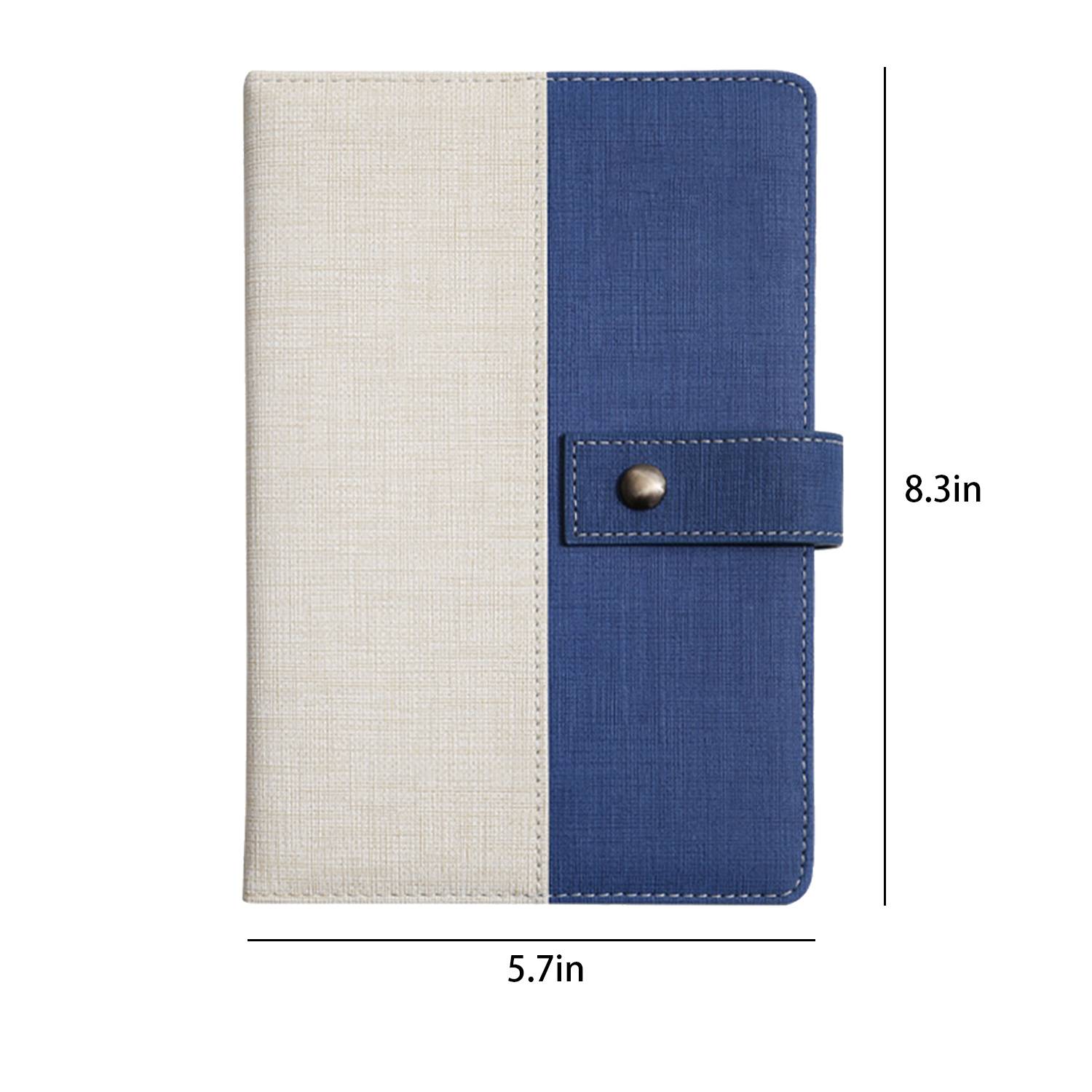 A5 PU Leather Magnetic Snap Notebook 9