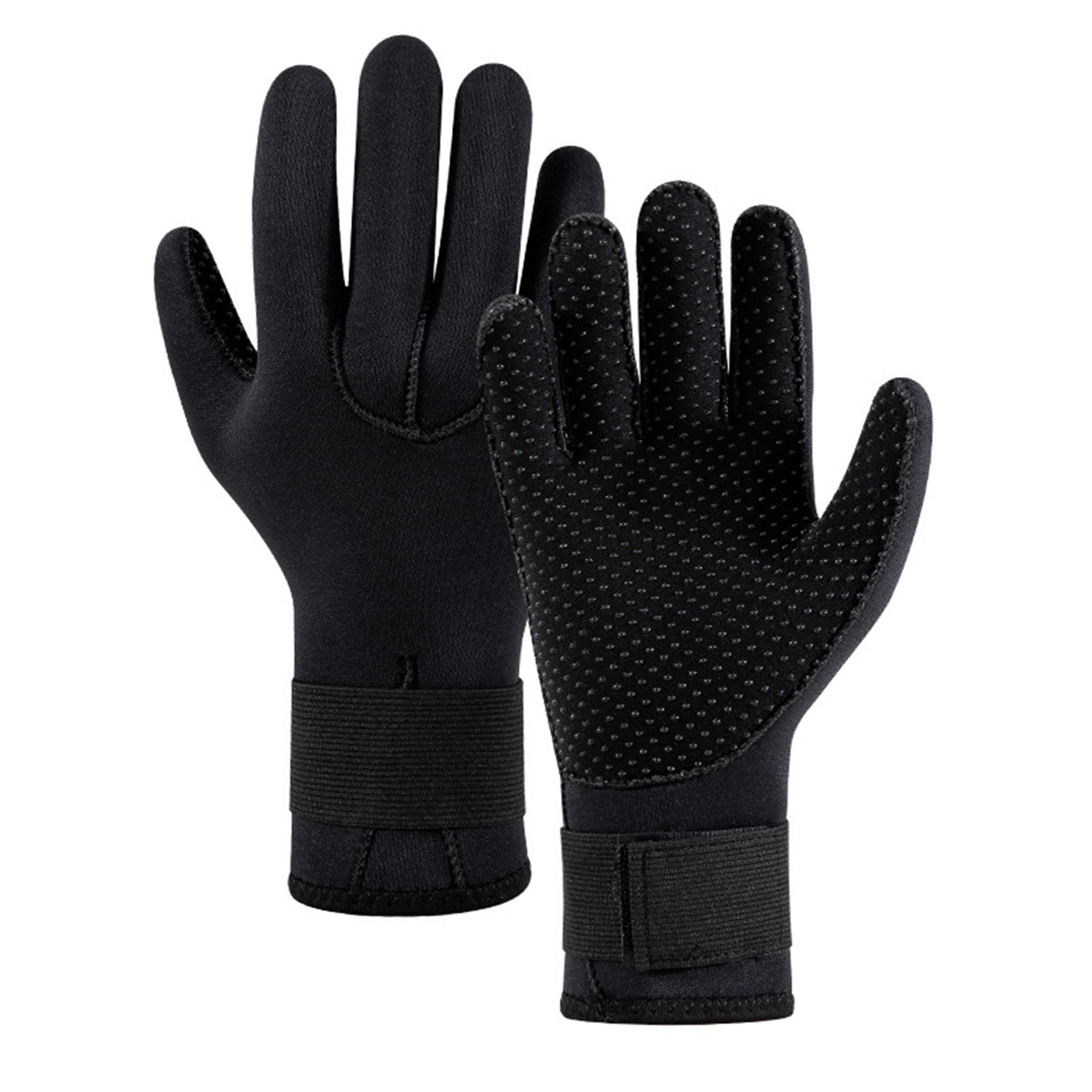 Anti Slip Neoprene Diving Gloves w/ Adjustable Waist Strap 2
