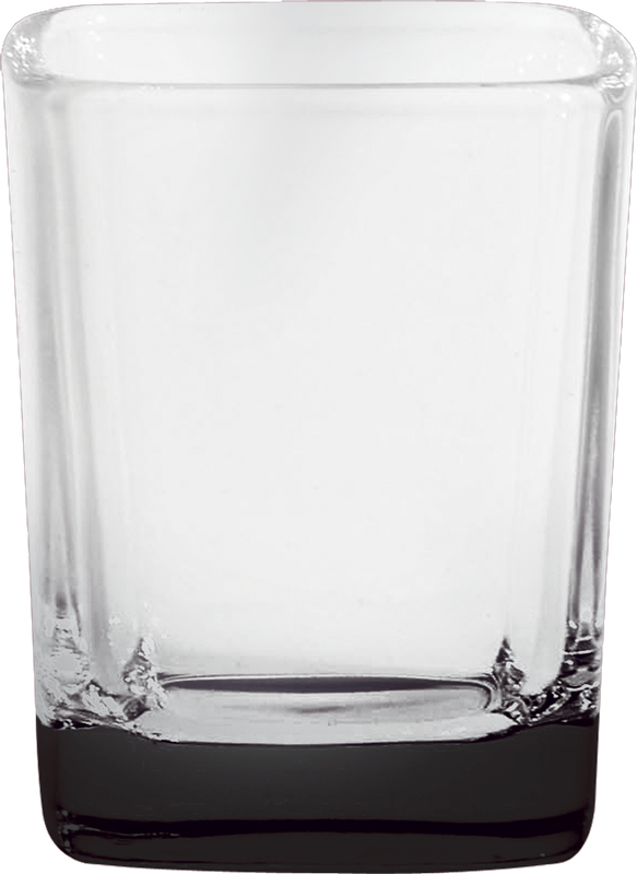 2.25 oz. Square Shot Glass - Deep Etched 4