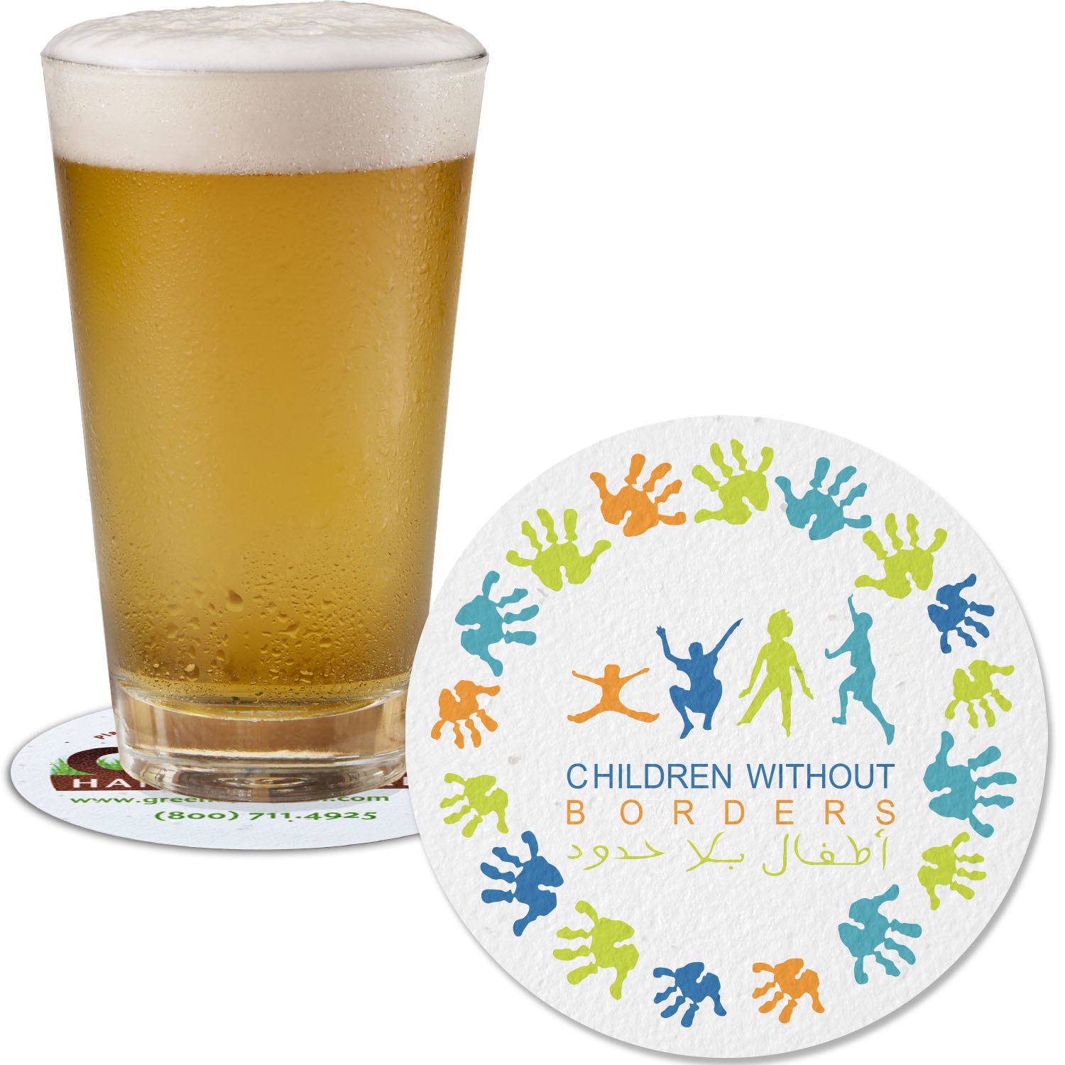 Premium Seeded Paper Coaster 2