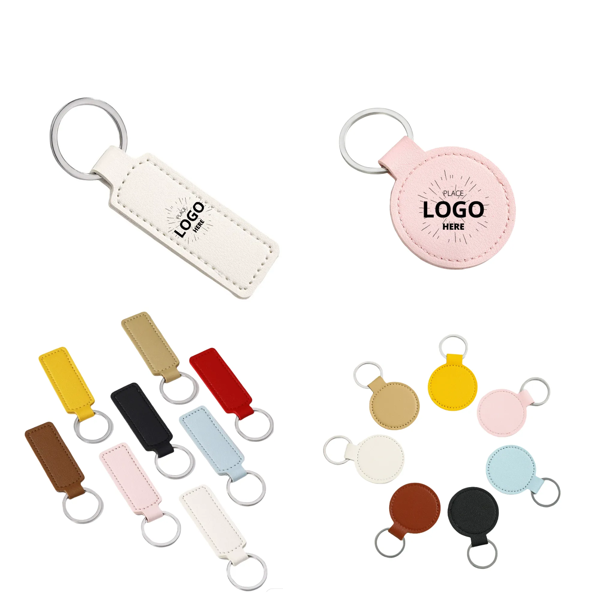 PU Leather Keychain 3