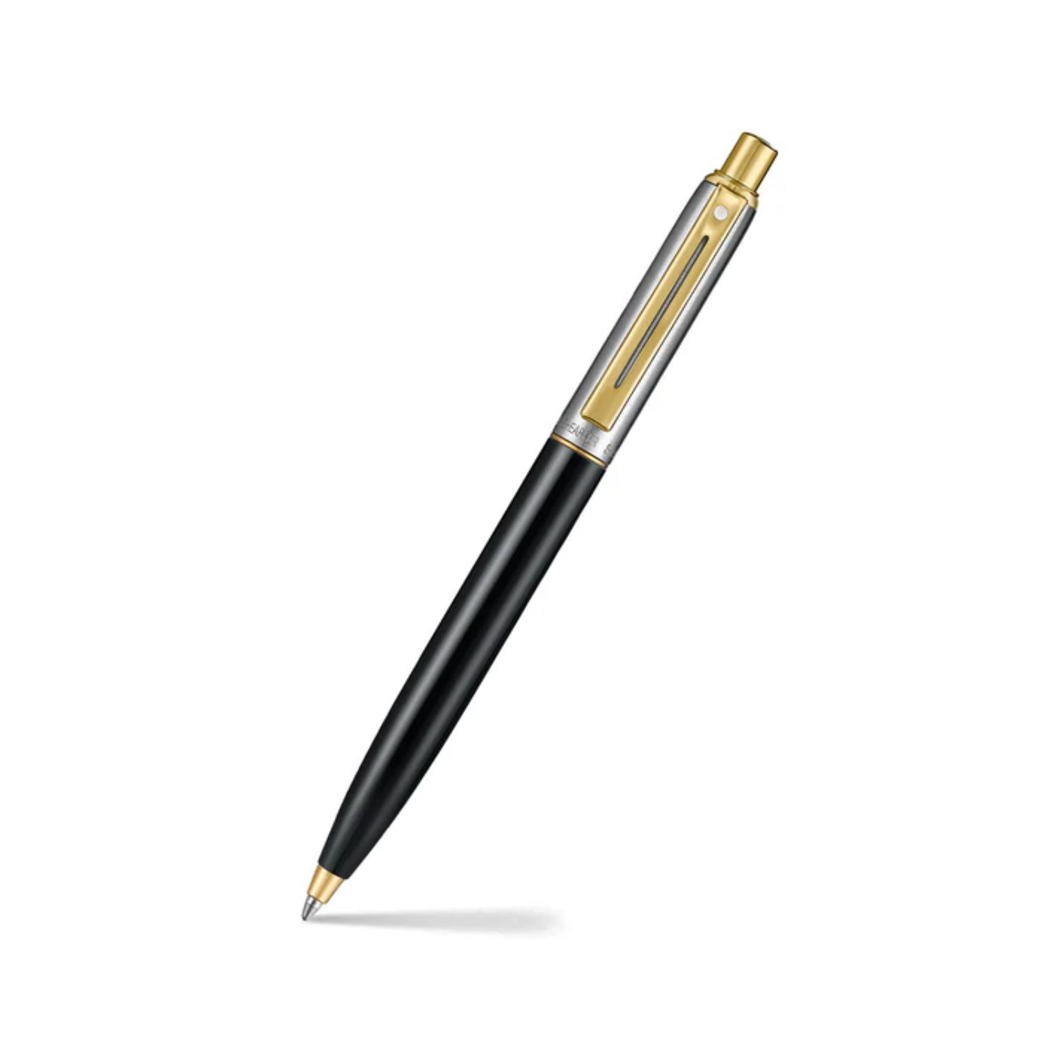SHEAFFER® Sentinel Metal 335 Glossy Black Gold Trim Executive Ballpoint Pen w/ Gift Box 3