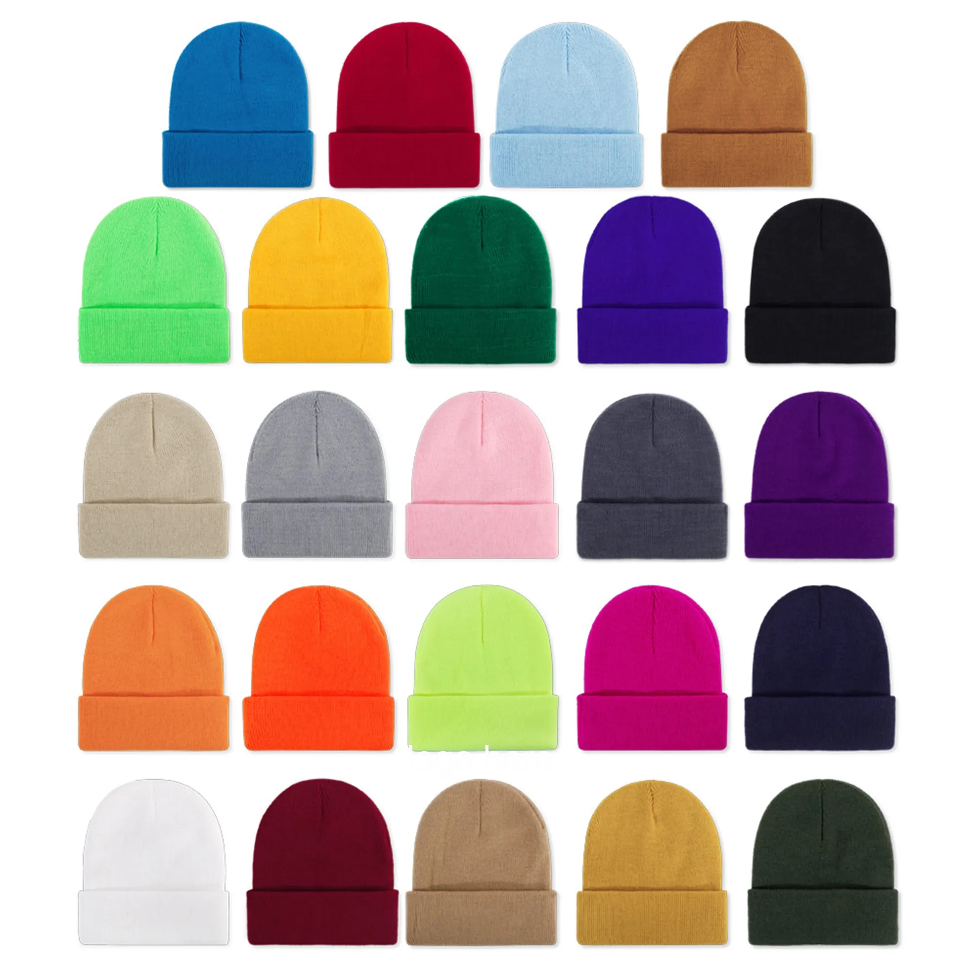 Knit Beanie Cap With Cuff 3