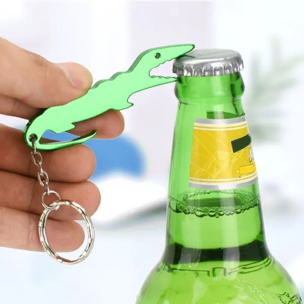 Alligator Shaped Bottle Opener Keychain 4