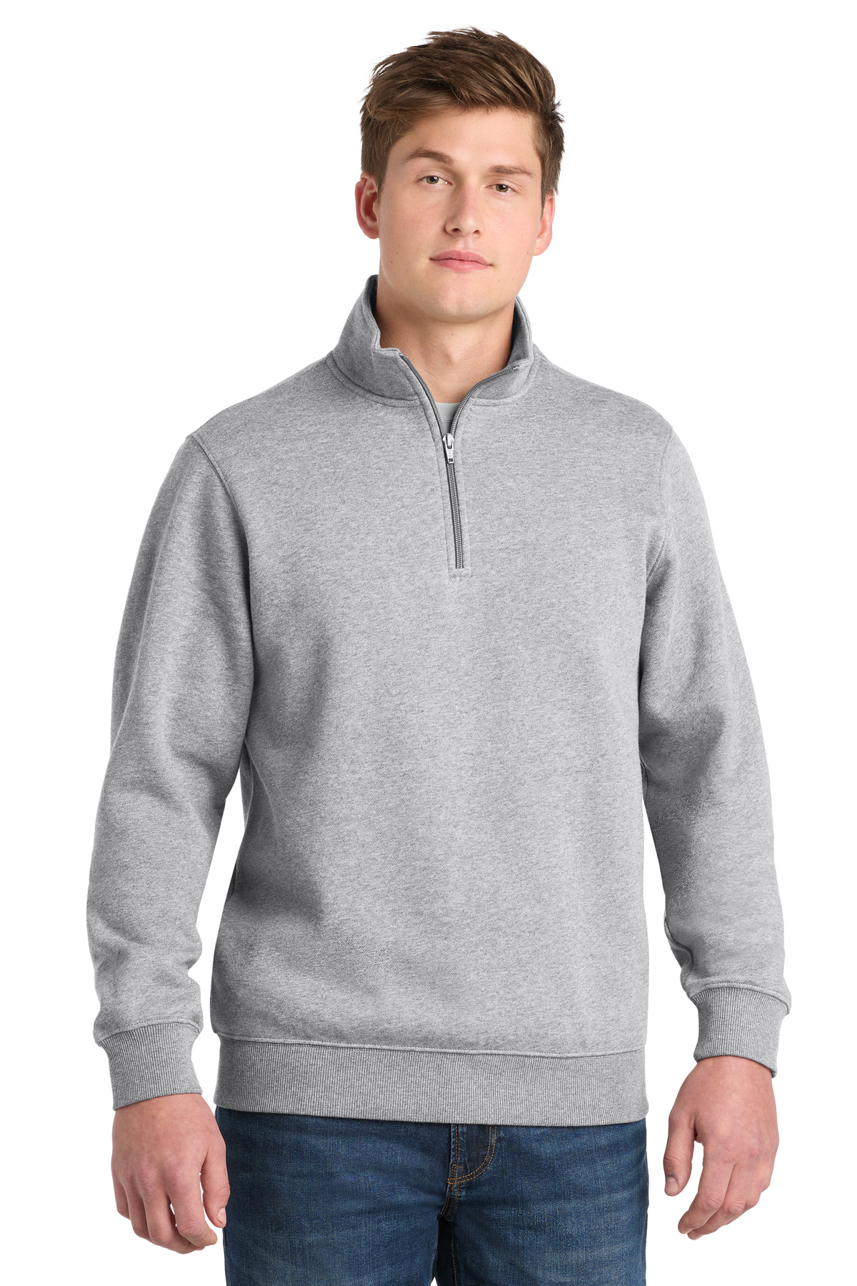 Sport-Tek 1/4-Zip Sweatshirt. ST253, custom hoodie or sweatshirt with logo imprint 55