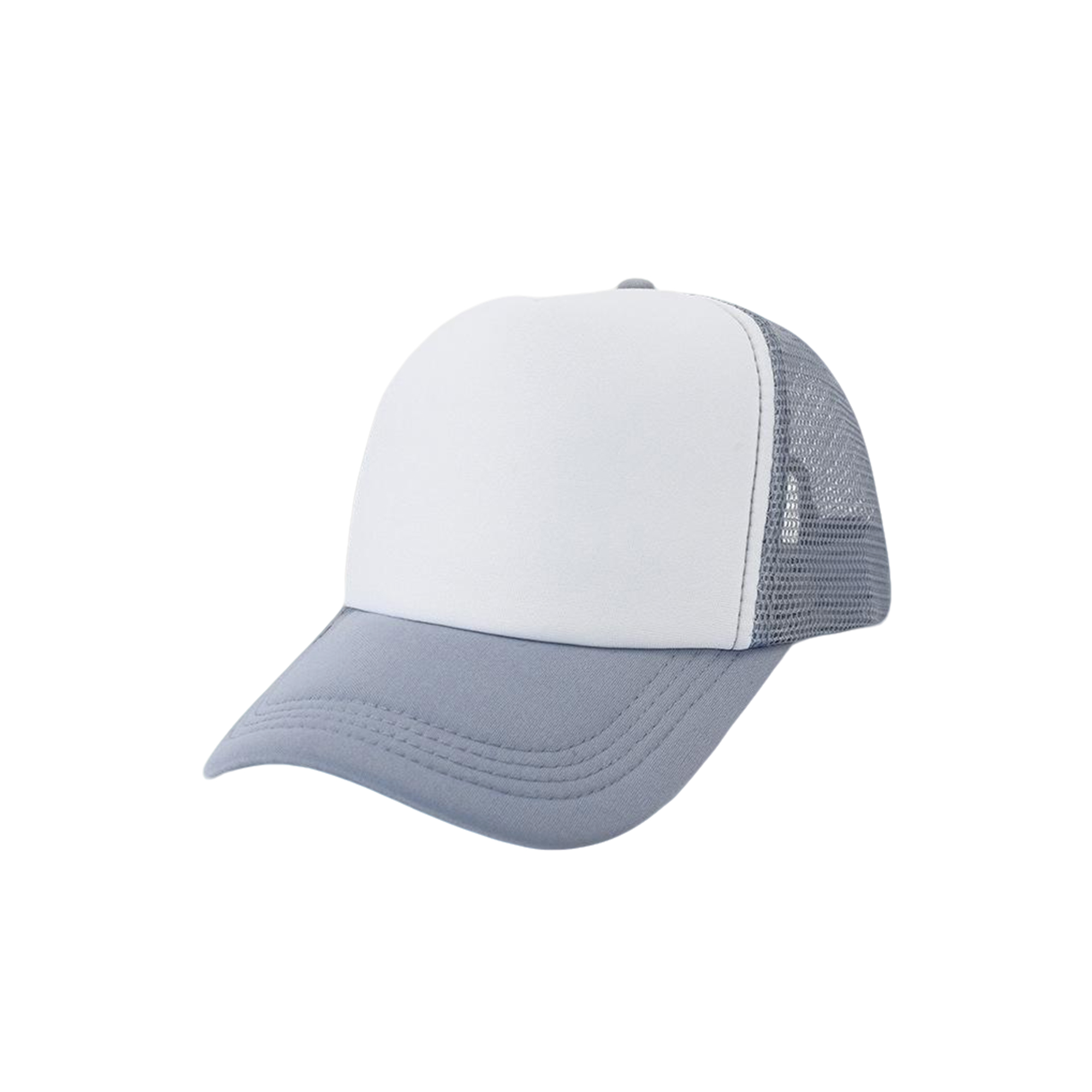 Sponge Mesh Back Trucker Cap With Plastic Snapback 11