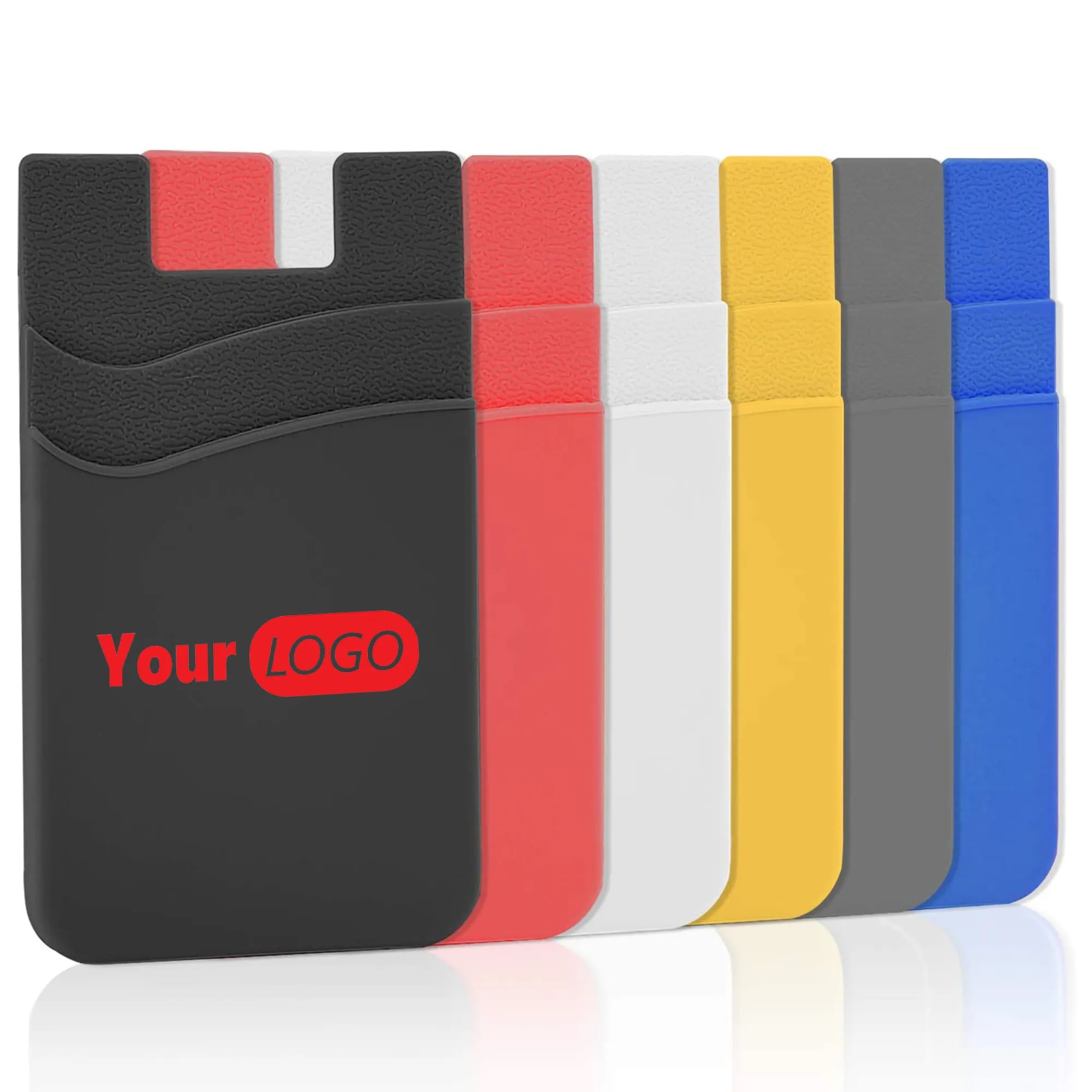 Silicone Credit Card Holder Sticker Phone Wallet