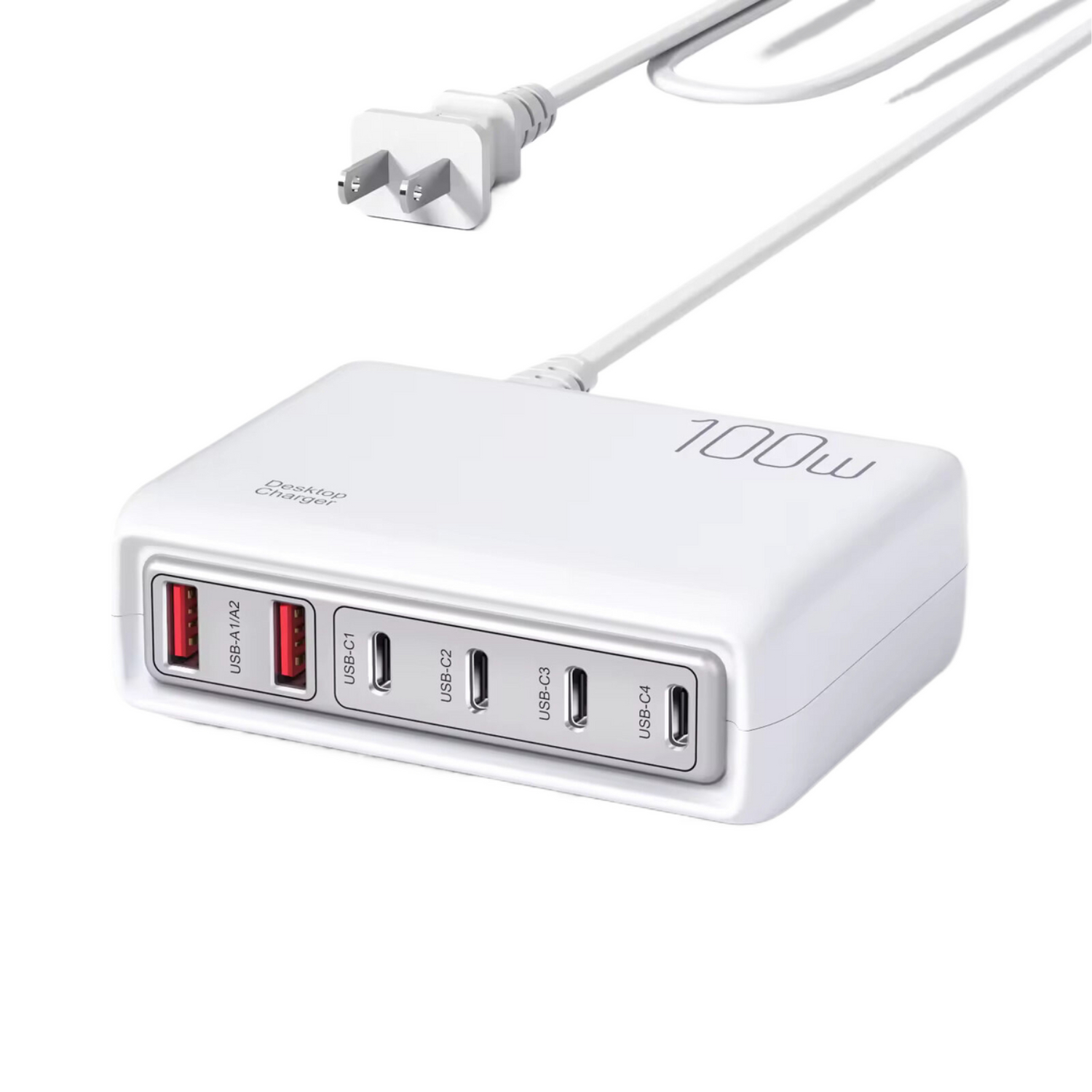 Power Charge 6-Port Desktop Charger - 100 W 6