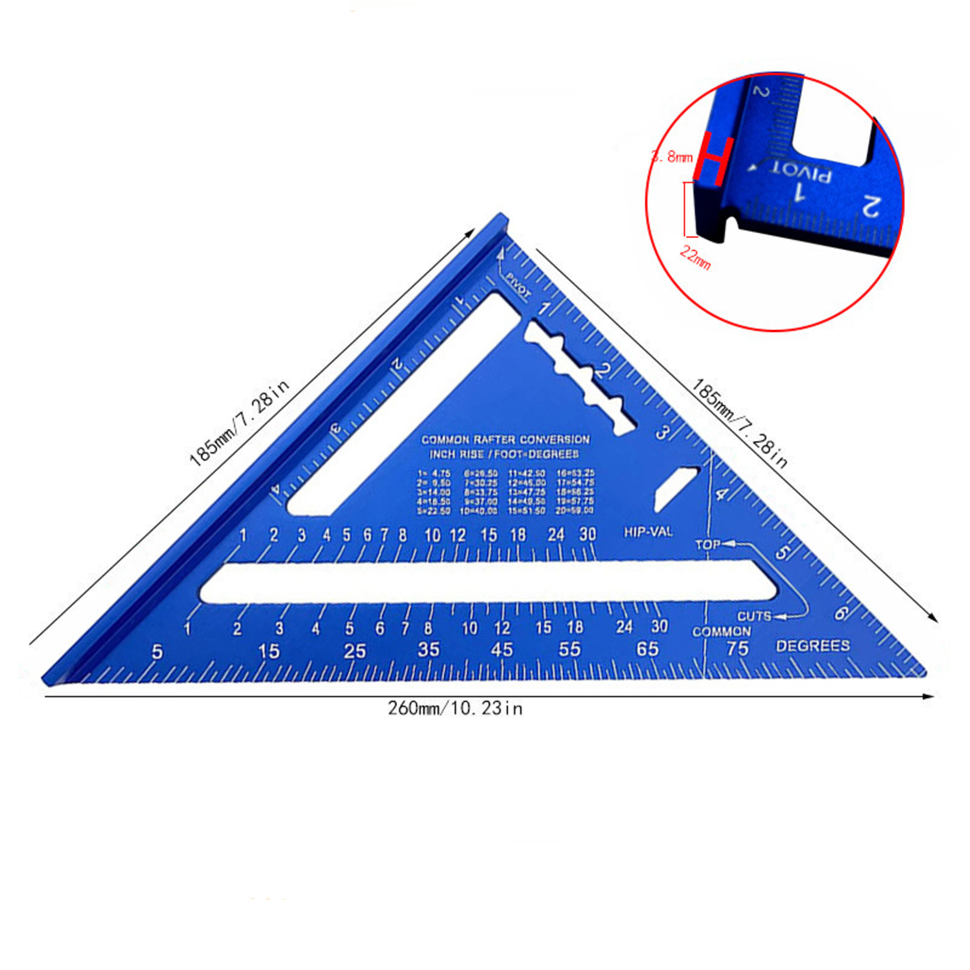 Durable Carpenter's Layout Tool 1