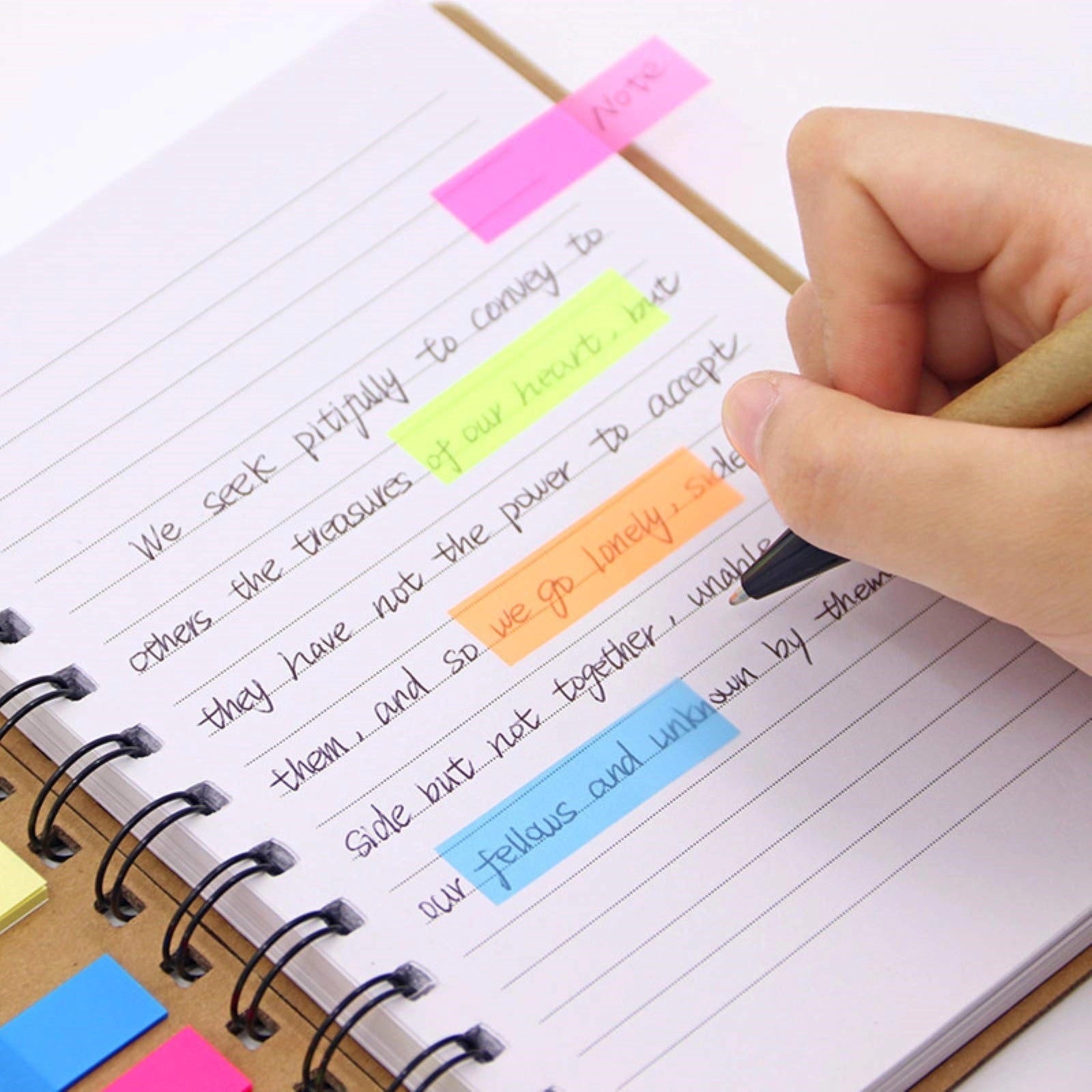 2 In 1 Sticky Notes with 12cm Ruler 4