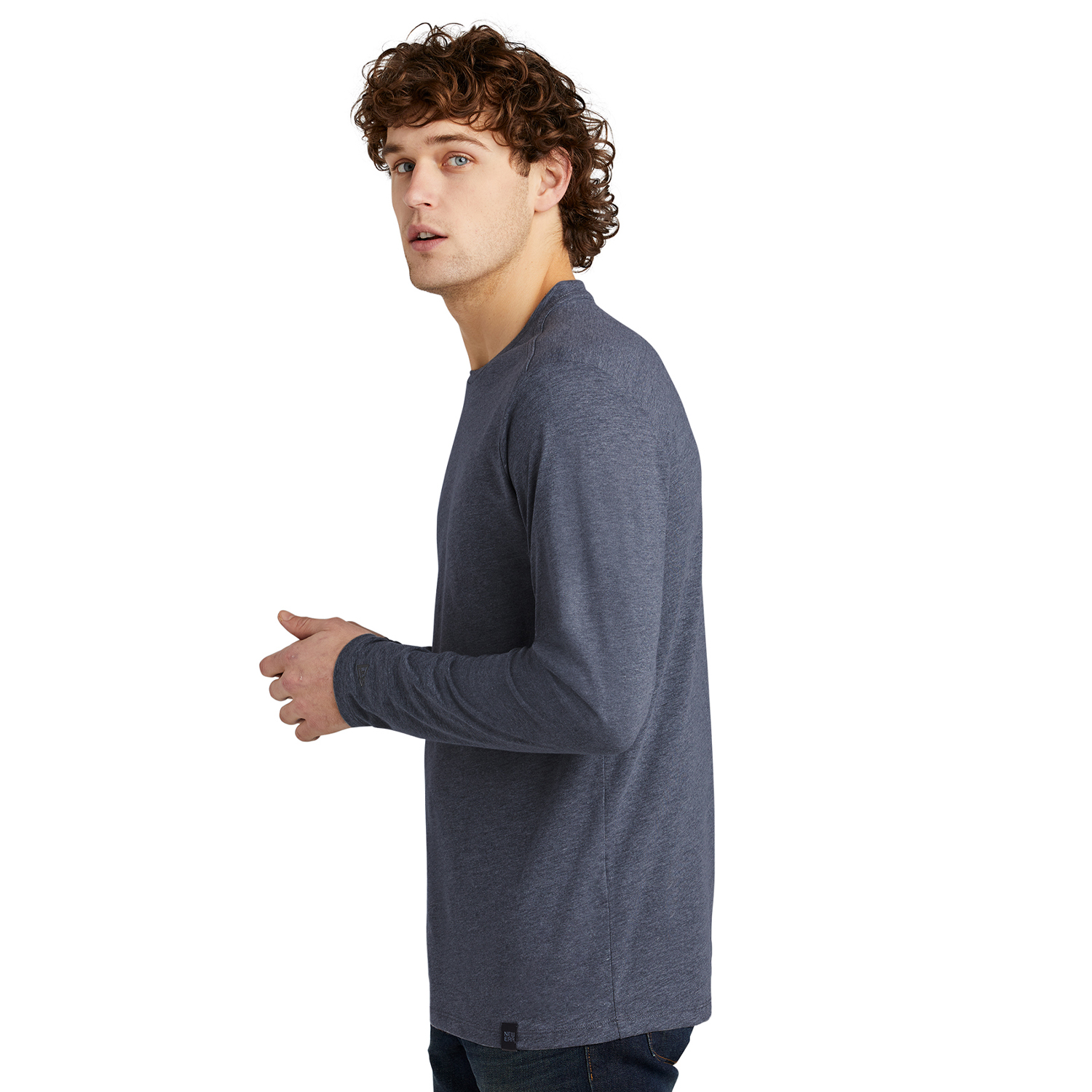 New Era® Heritage Blend Long Sleeve Crew Tee 3