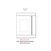 FSC® Mix Metropolitan Zippered Padfolio 24