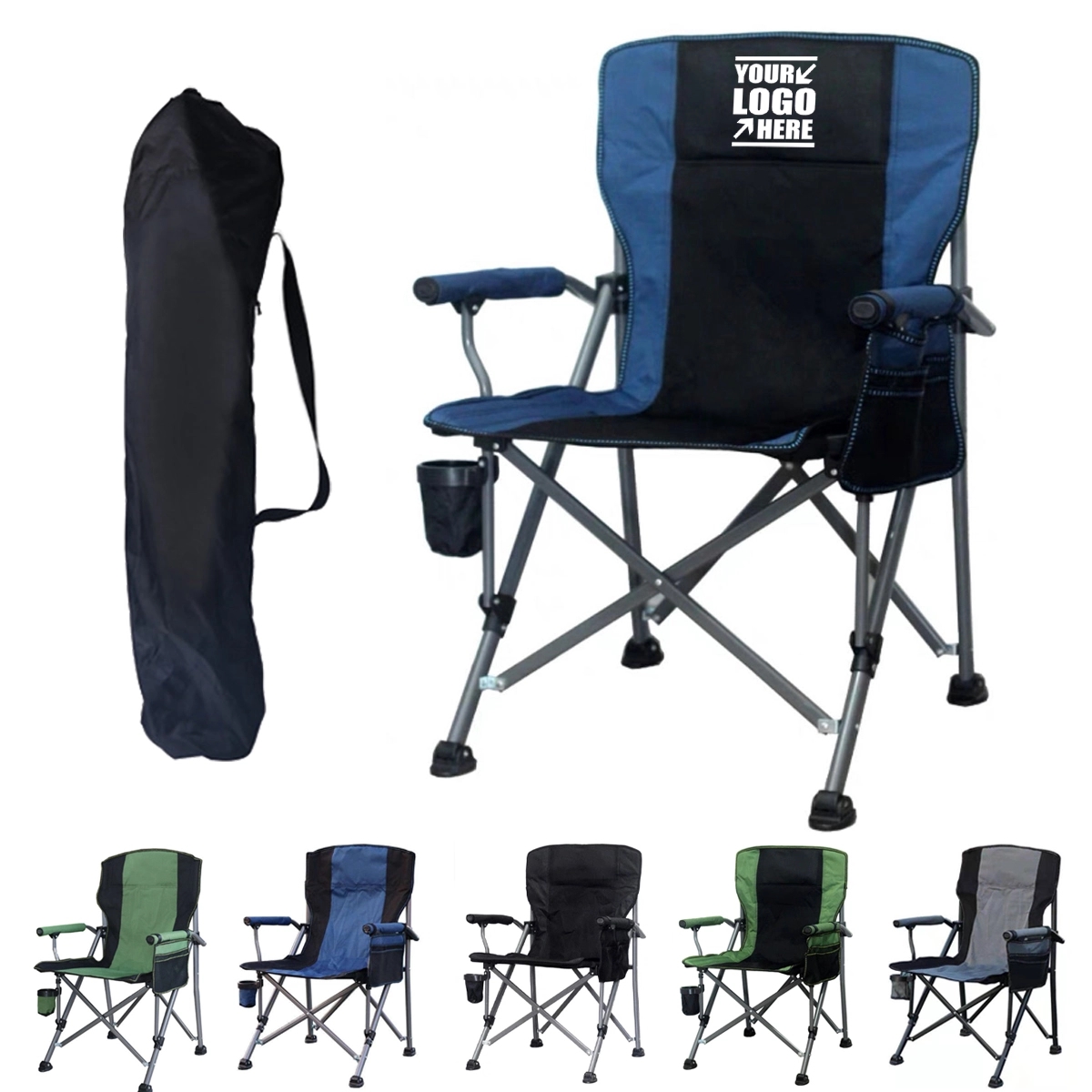 Custom Portable Sturdy Durable Folding Camping Chair 4