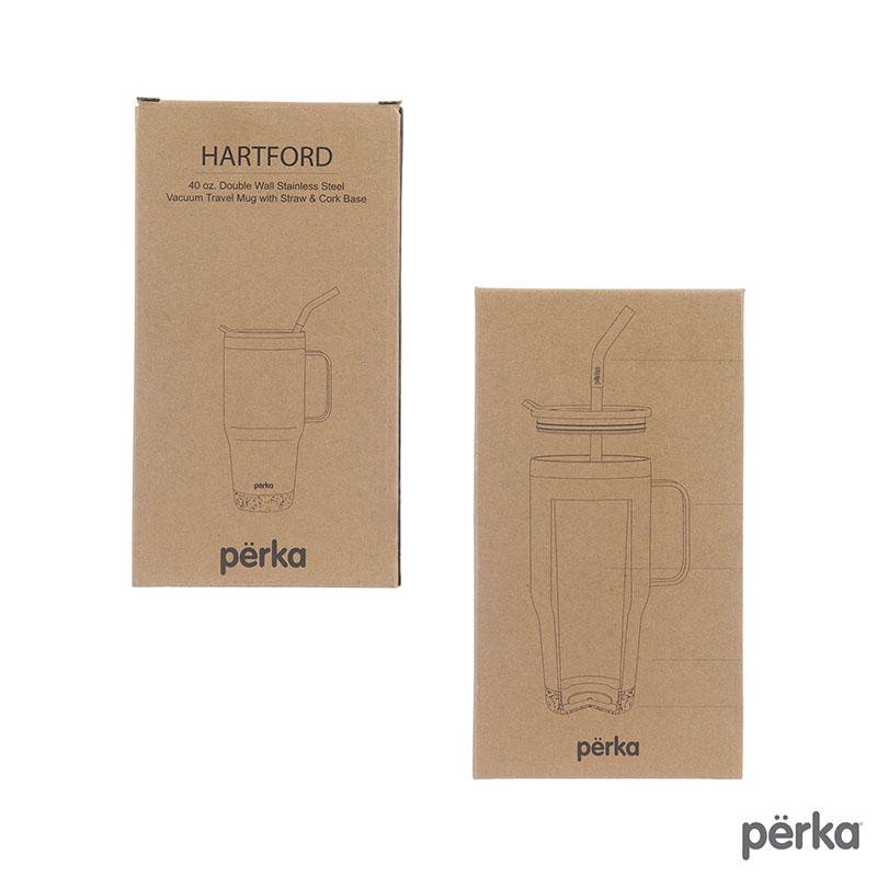 Perka® Hartford 40 oz. Double Wall, Stainless Steel Travel Mug