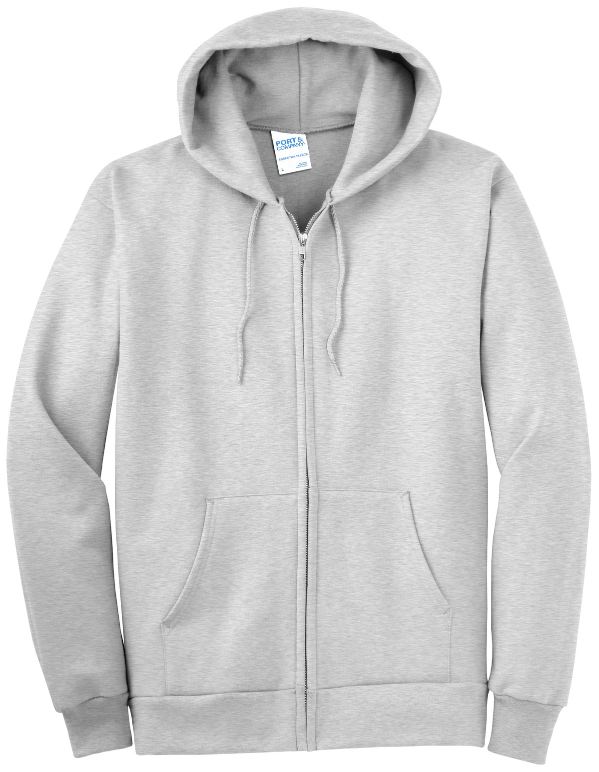 Port & Company® Tall Essential Fleece Full-Zip Hooded Sweatshirt