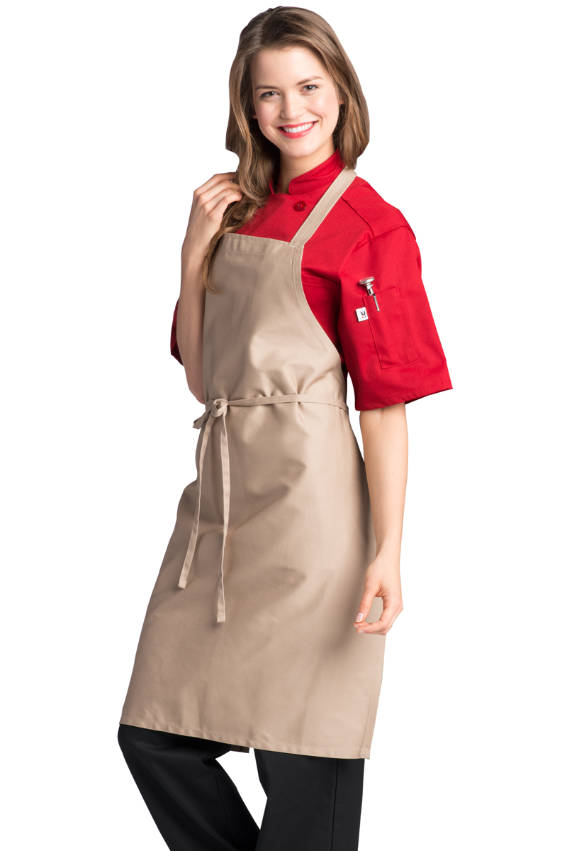 Value No Pocket Apron, Blank - White, Natural 4