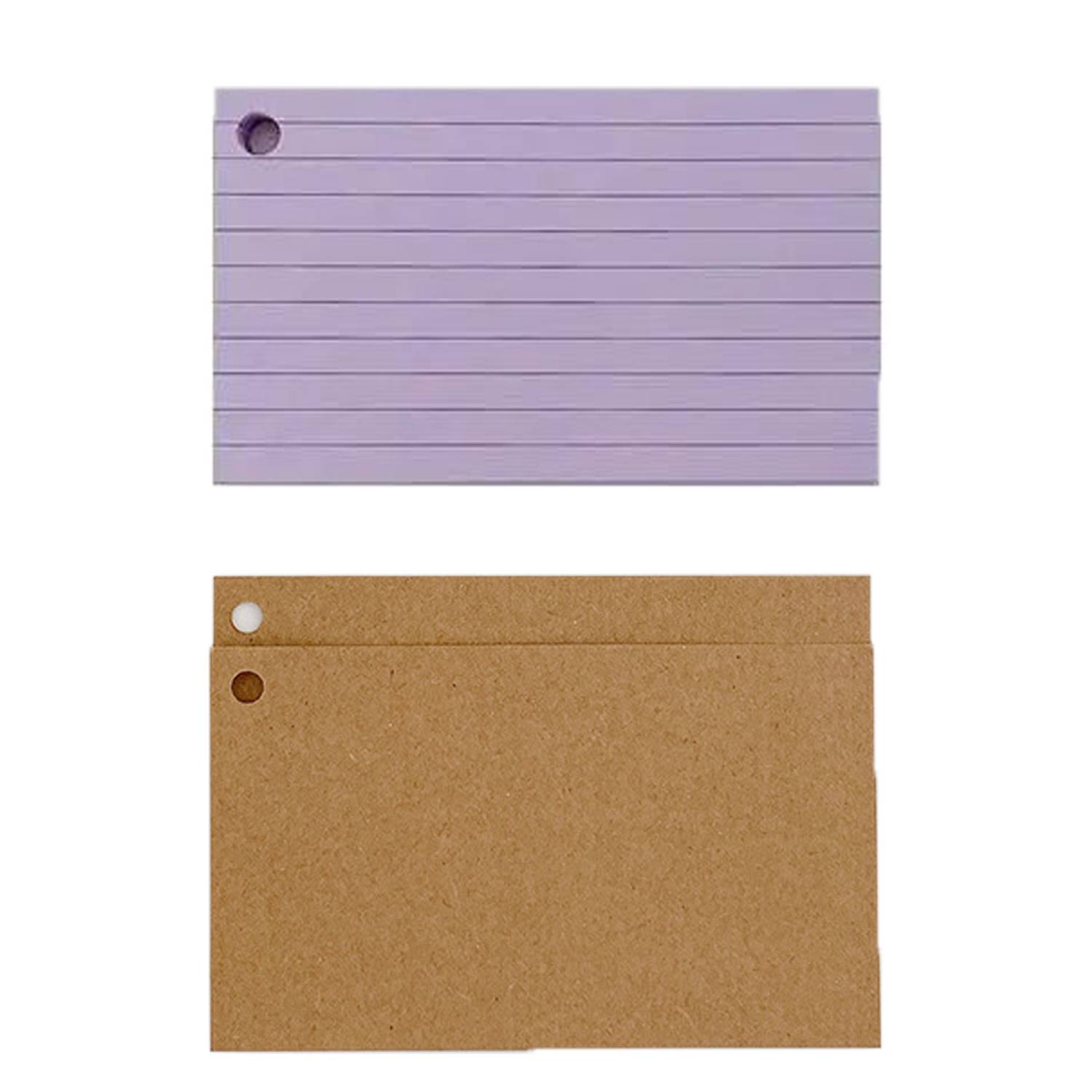 100PCS Double Sided Lined Index Notecards 7