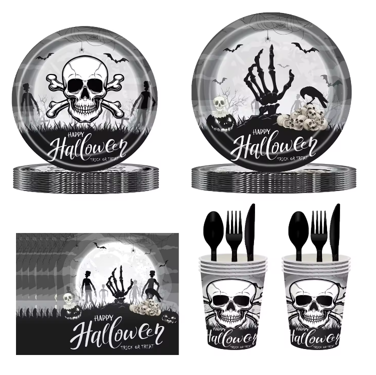 Halloween Tableware & Decorations Decoration Set-16 piece ea 2