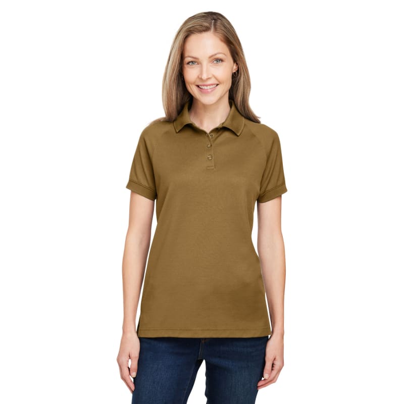 Harriton Ladies' Charge Snag And Soil Protect Polo 35