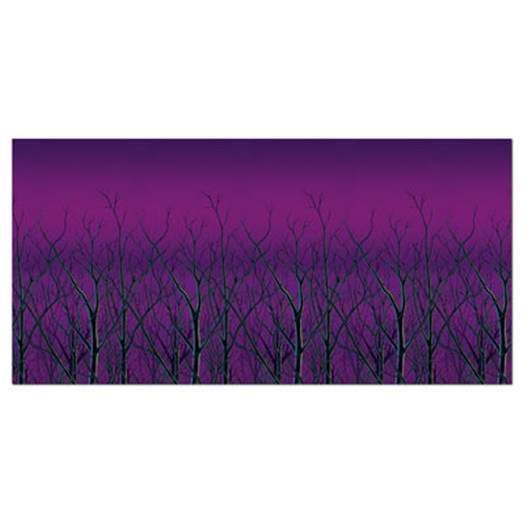 Spooky Forest Treetops Backdrop