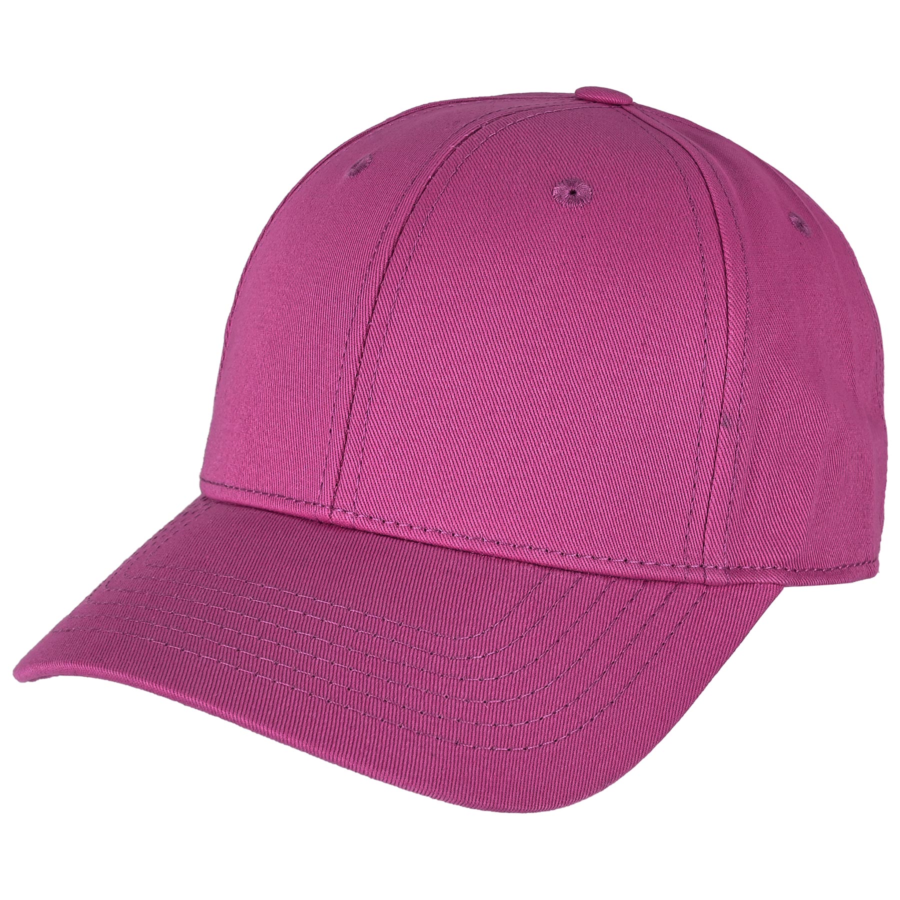 Classic 6-panel Curved Brim Baseball Cap With Plastic Snapback Clousure (MOQ: 1pc) 17