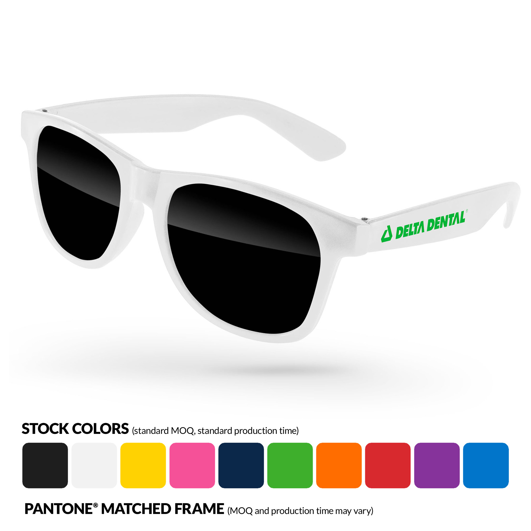 Value Retro Sunglasses w/1 Color Temple Imprint 3