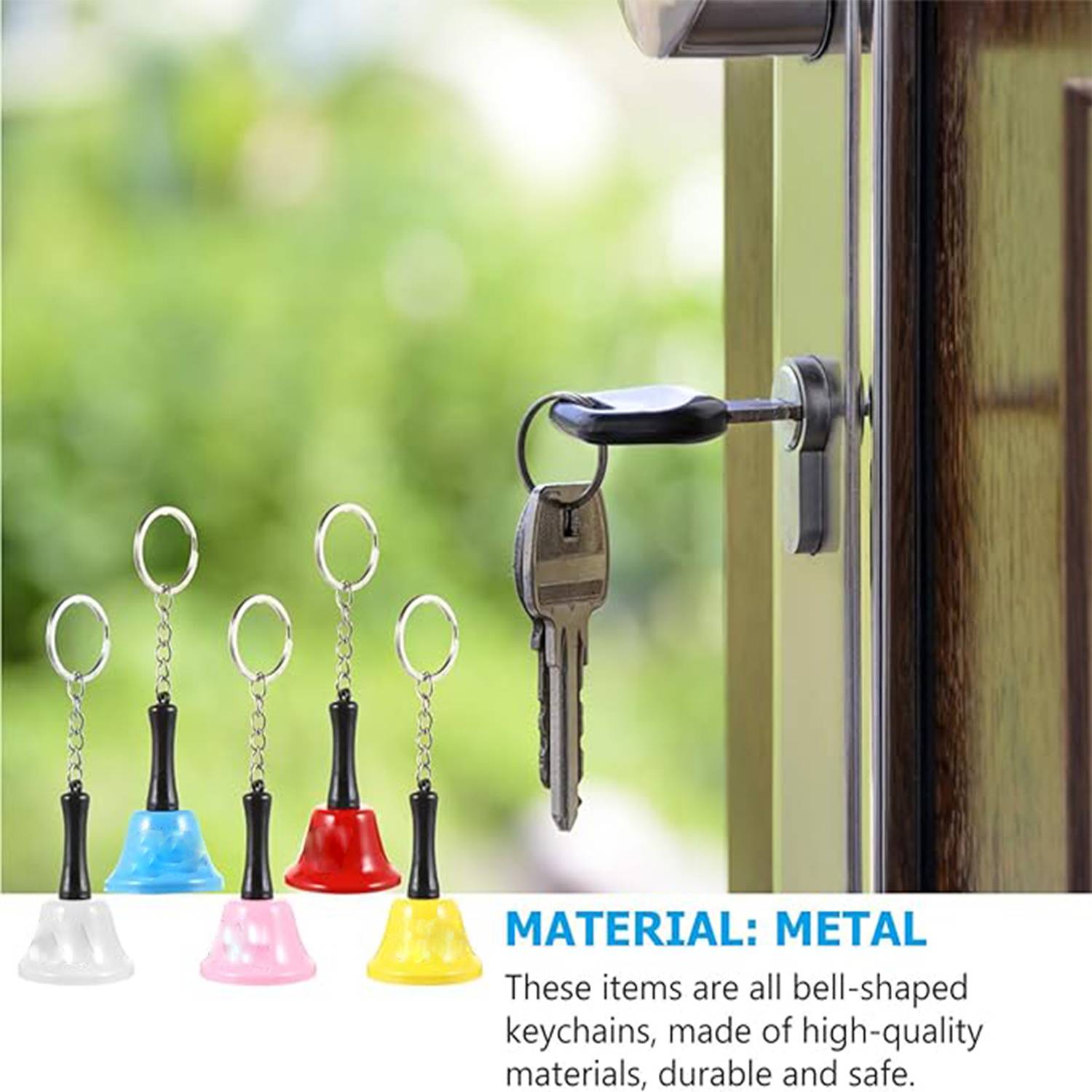 Keychain Metal Christmas Bells 3